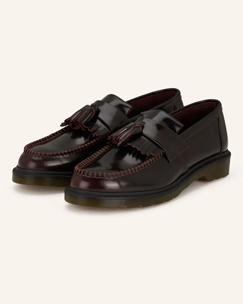 Dr.Martens Lack-Loafer Adrian rot Dunkelrot