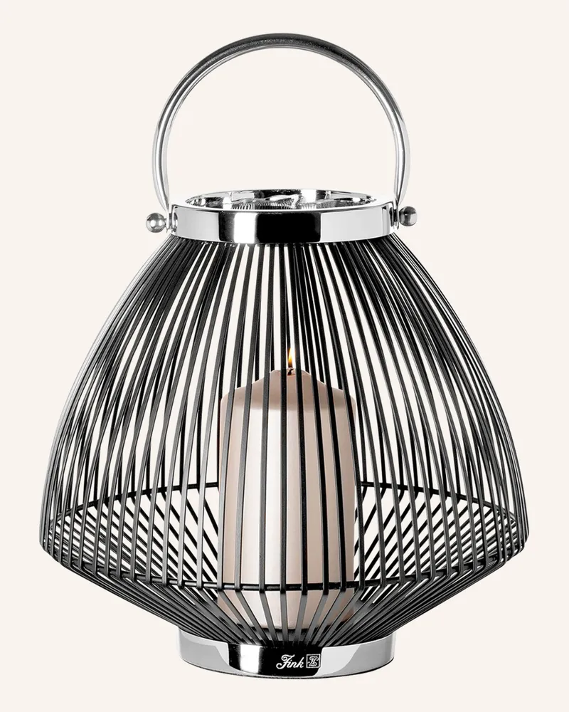 Fink Laterne Flix silber Schwarz