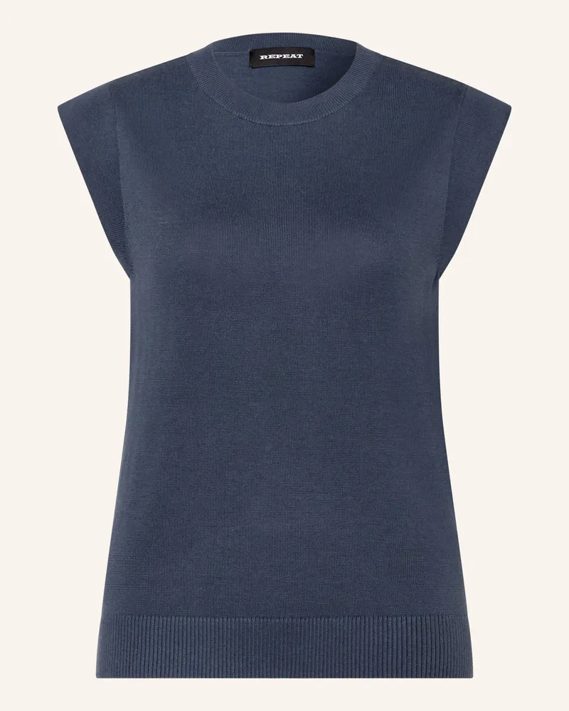 Repeat Stricktop Dunkelblau