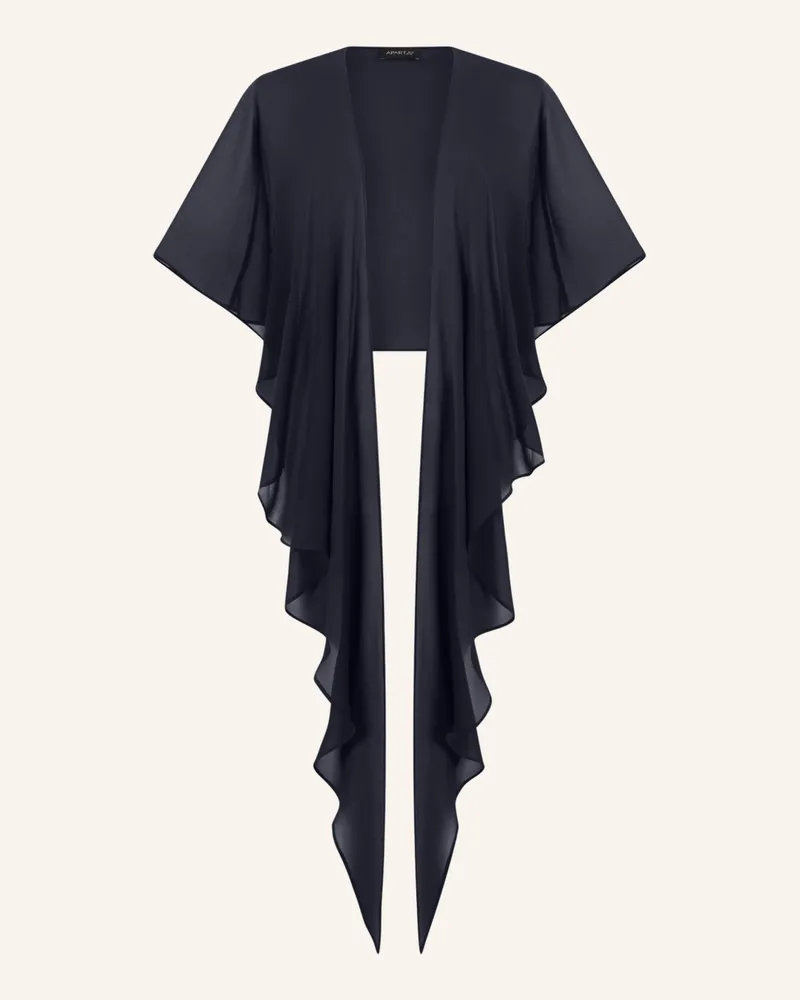 Apart Chiffonstola blau Dunkelblau