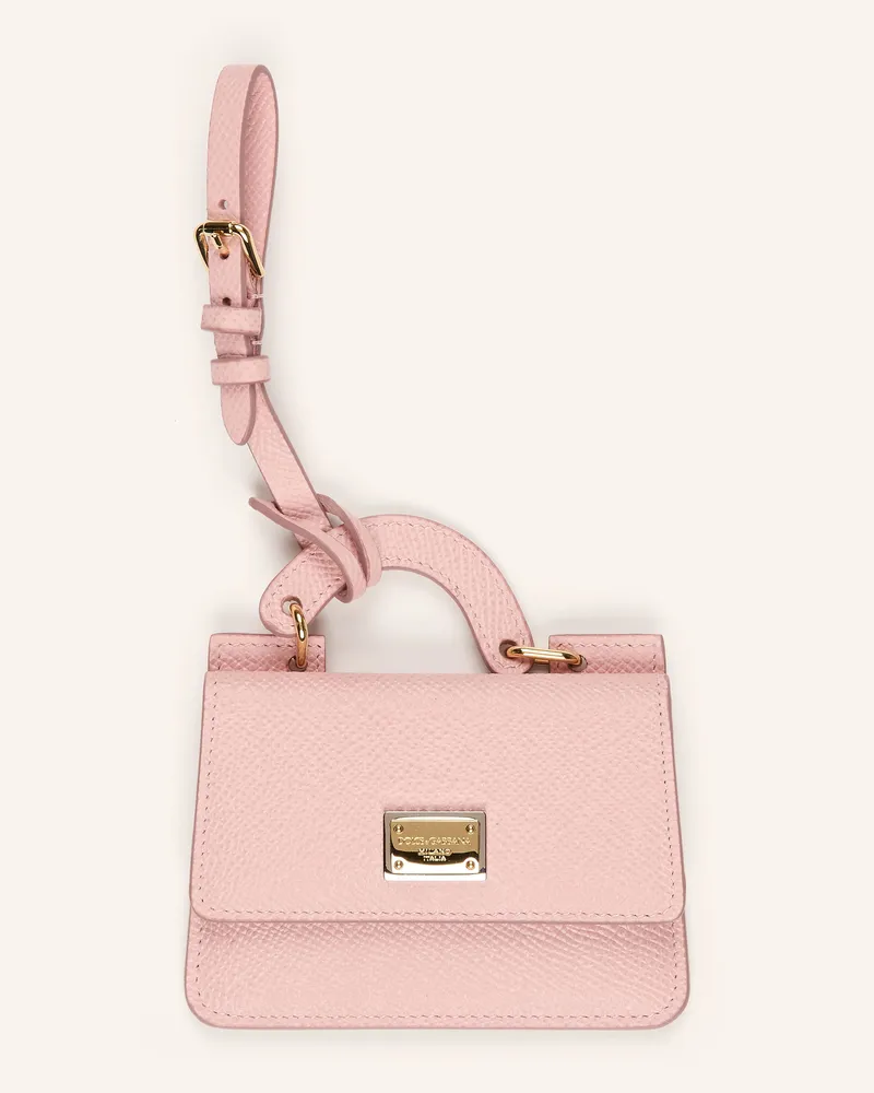 Dolce & Gabbana Taschenanhänger rosa Rosa