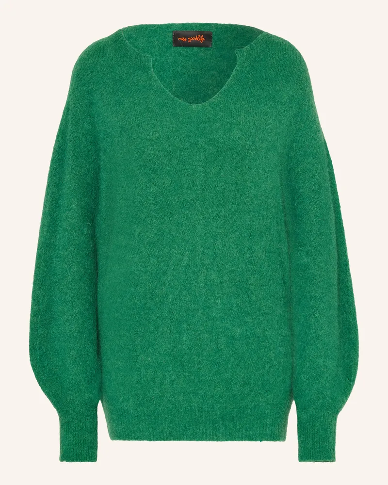 Miss Goodlife Pullover Mit Alpaka gruen Grün