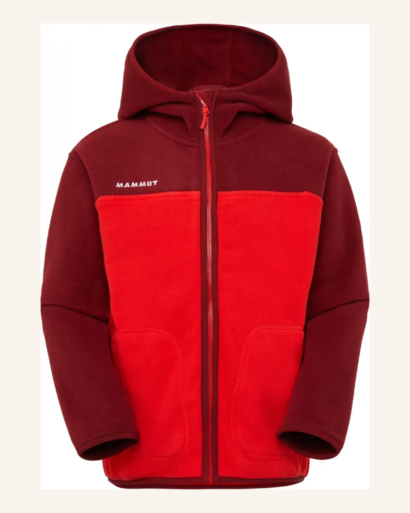 Mammut Midlayer-Jacke Waymarker Ml Mit Kapuze rot Rot