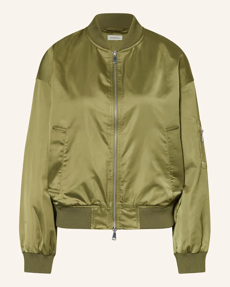 Darling Harbour Satinblouson gruen Olive
