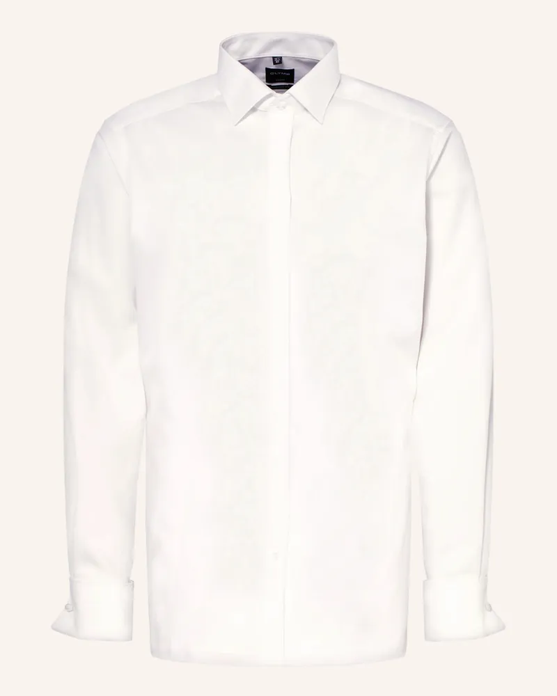 Olymp Smoking-Hemd Luxor modern fit mit Umschlagmanschette Creme