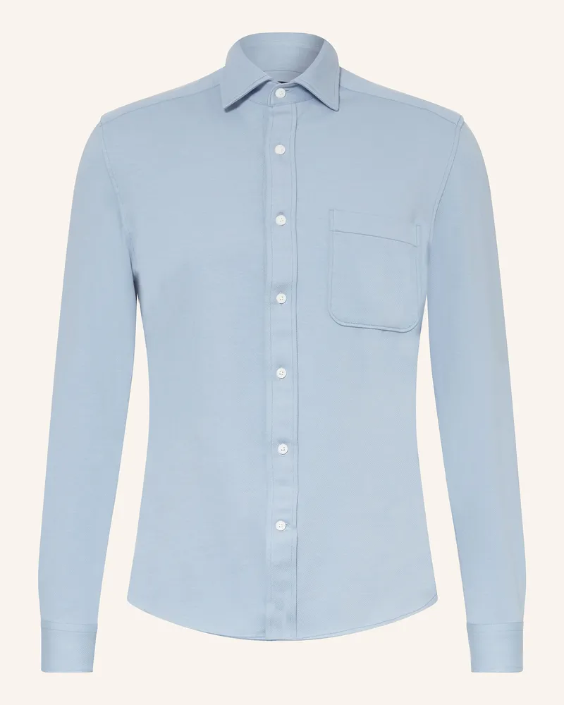 Reiss Hemd KAPPO Slim Fit Blaugrau