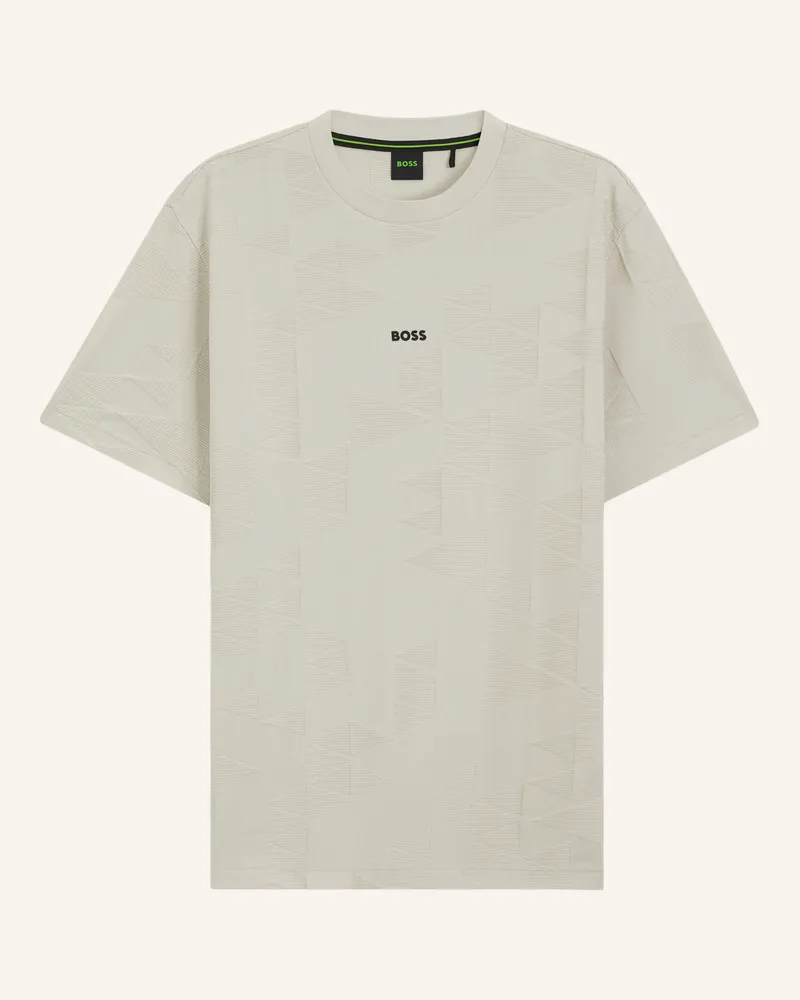 HUGO BOSS T-Shirt Ts_Network Jq Regular Fit beige Beige