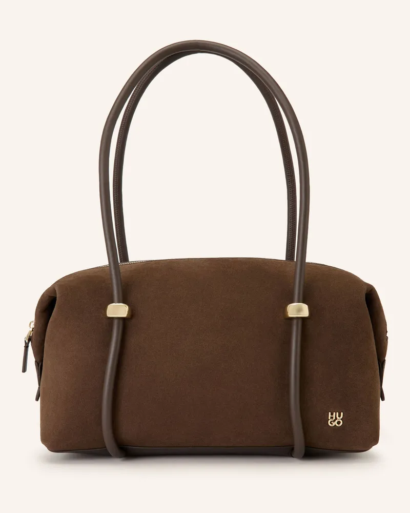 HUGO BOSS Schultertasche Briony braun Dunkelbraun