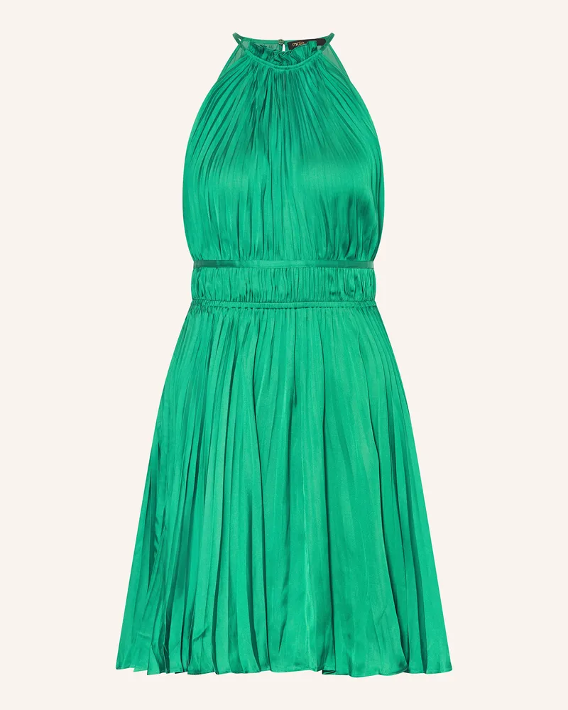 Maje Kleid mit Plissees Grün