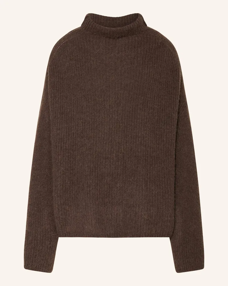 by Aylin Koenig Alpaka-Pullover MARA Dunkelbraun