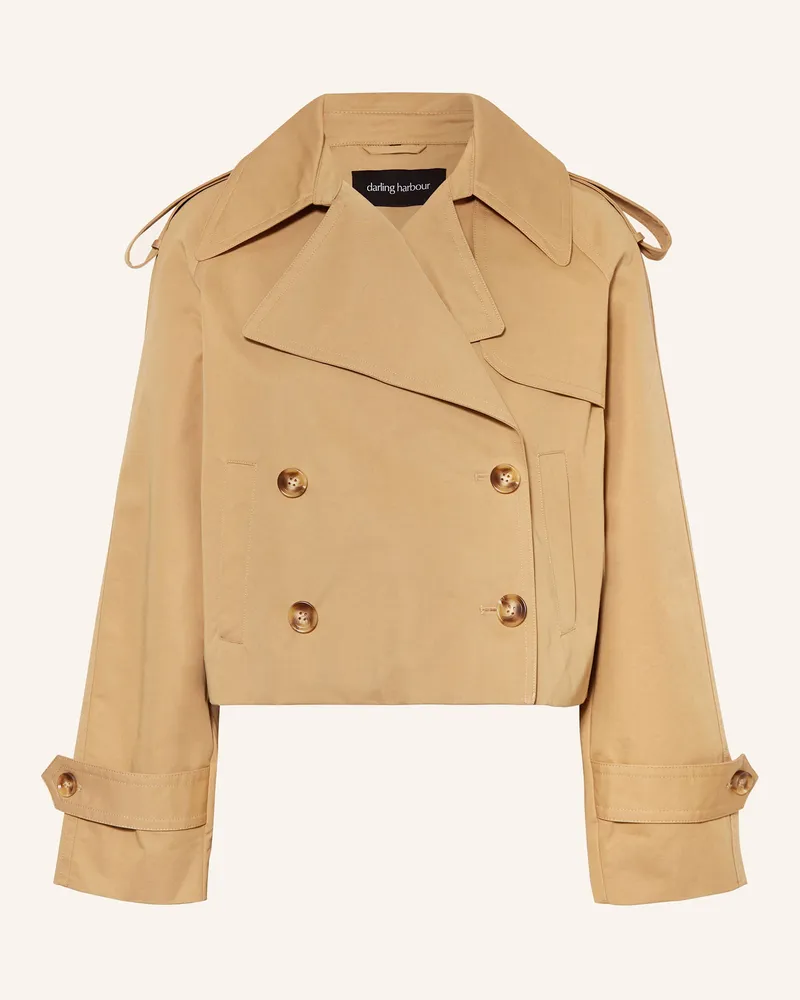 Darling Harbour Trench-Jacke Camel