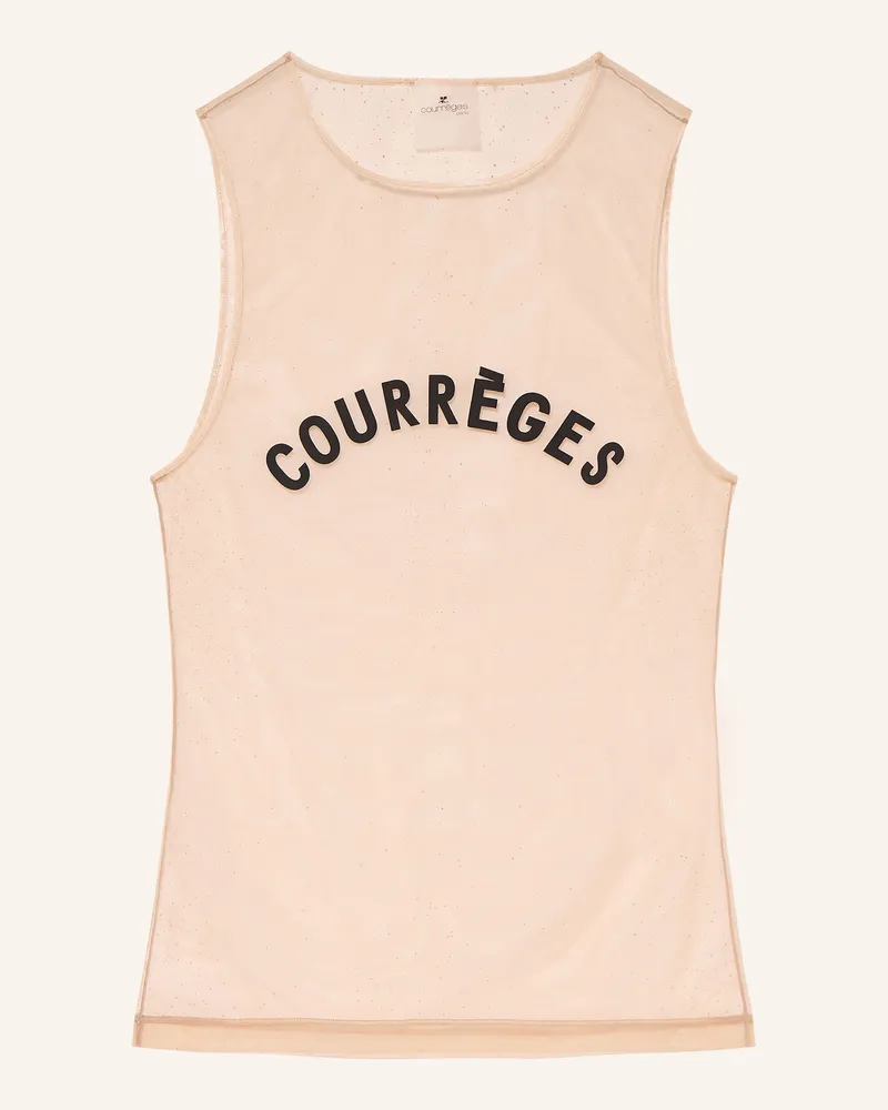 Courrèges Top Illusion beige Beige