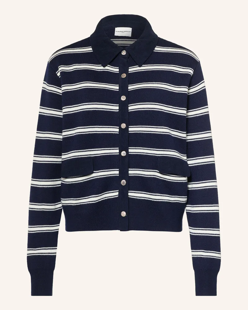Claudie Pierlot Strickjacke blau Dunkelblau