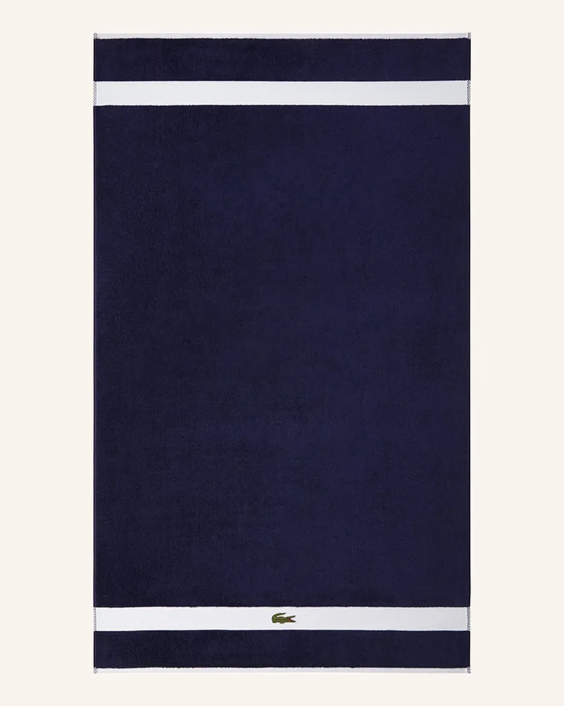 Lacoste Badetuch Lcasual blau Dunkelblau