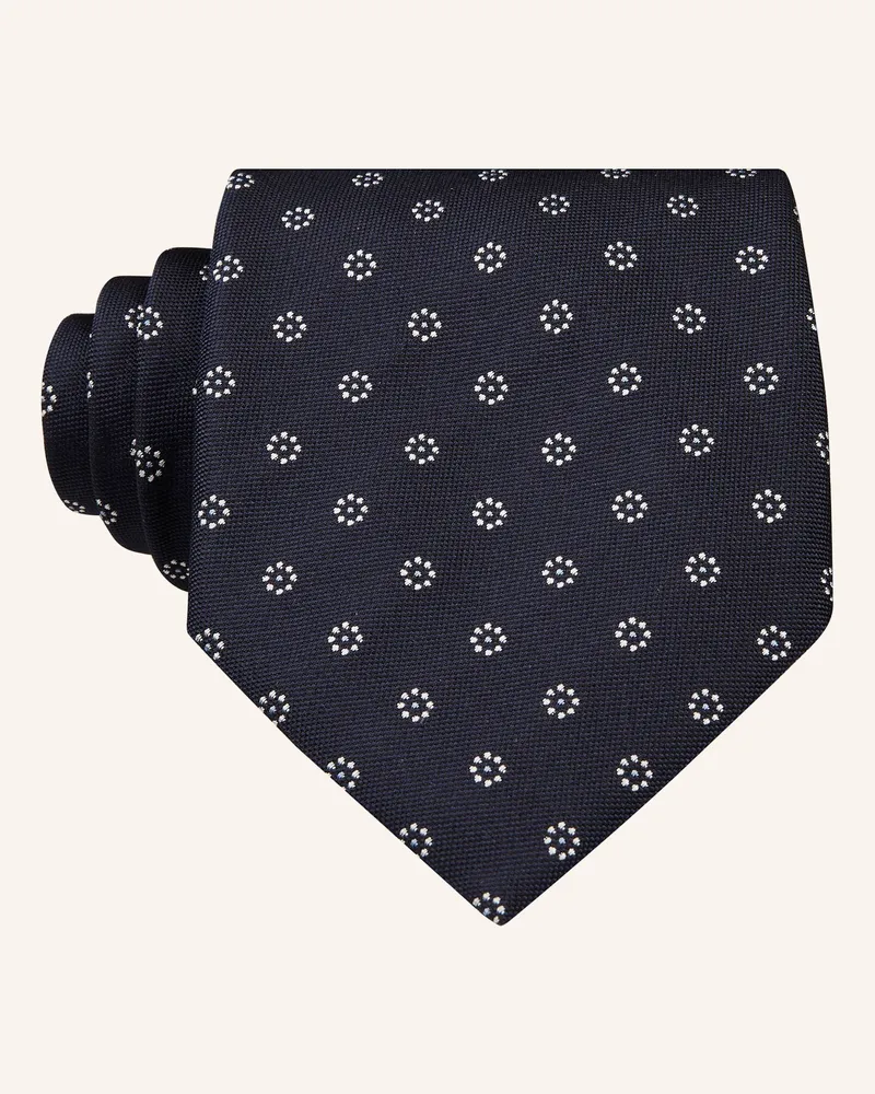 Ermenegildo Zegna Krawatte blau Dunkelblau