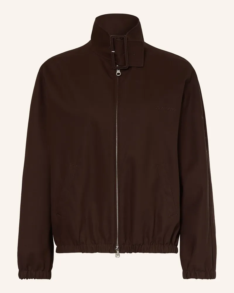 Courrèges Blouson braun Dunkelbraun