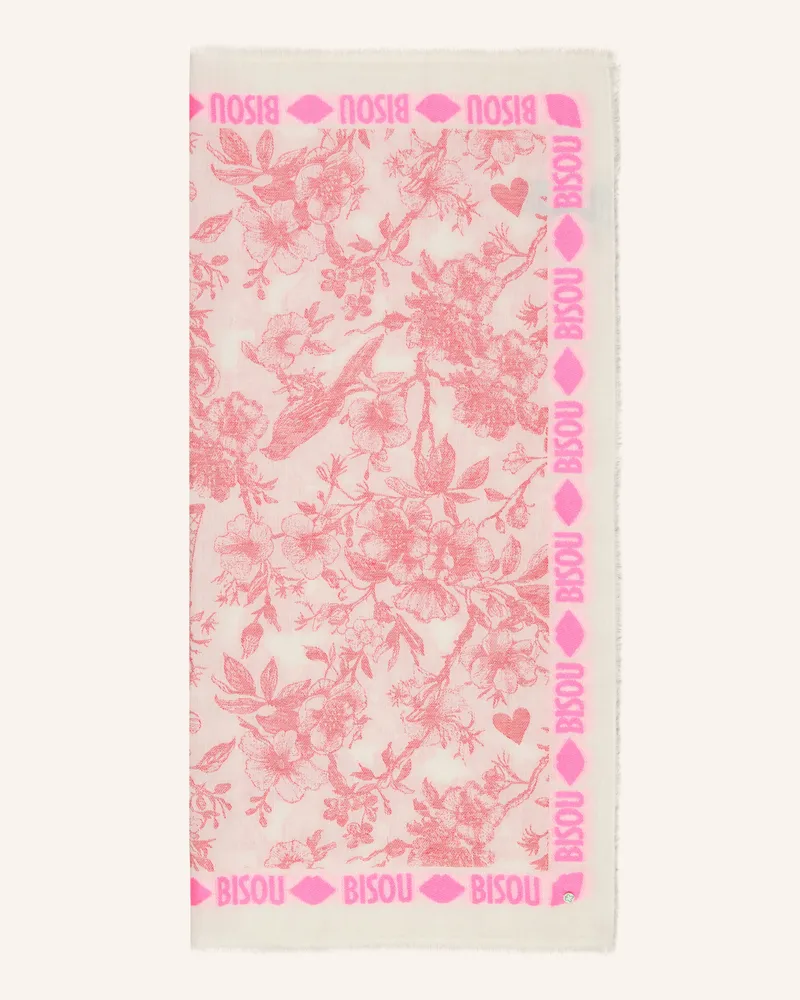 Codello Jacquard-Tuch rot Creme