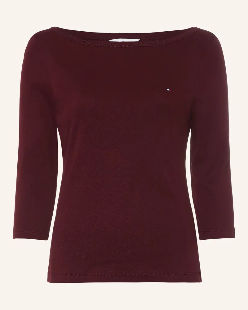 Tommy Hilfiger Shirt Mit 3/4-Arm rot Dunkelrot