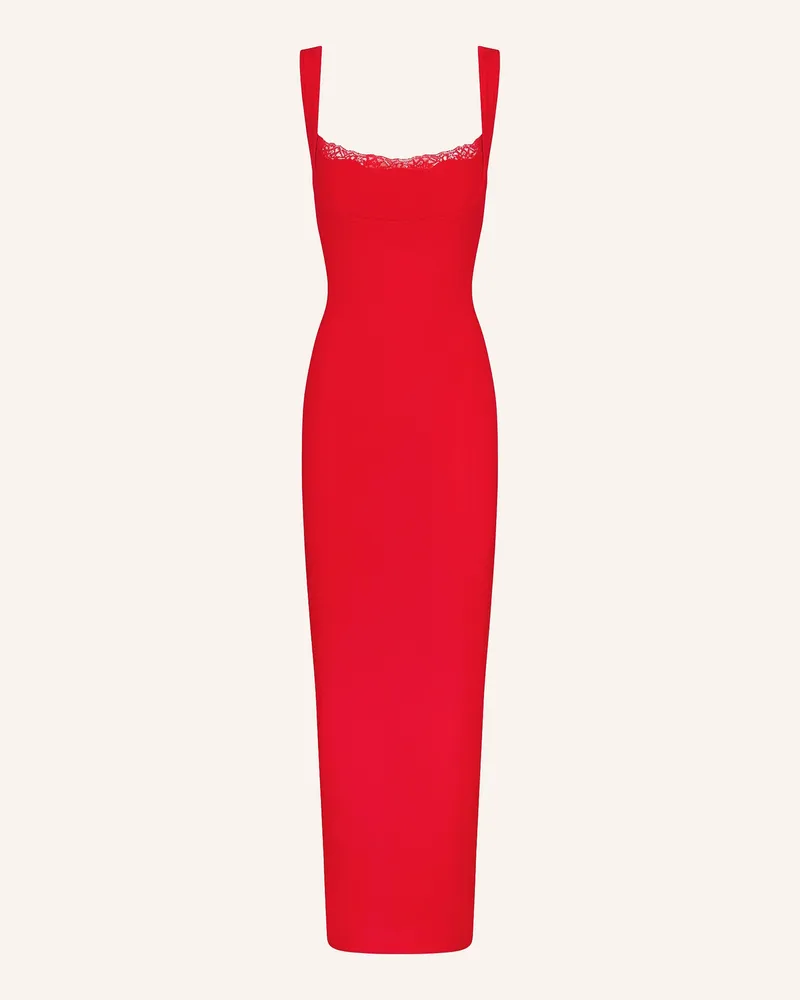 SKIMS Lounge-Kleid SOFT LOUNGE LACE Cherry