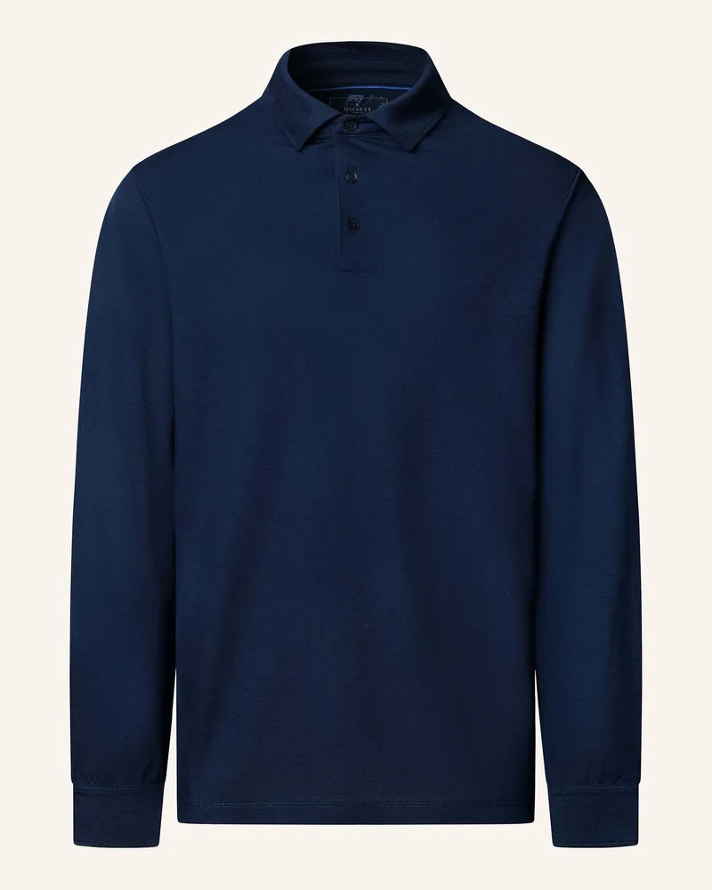 Hackett Poloshirt Ttvl Pique Polo Ls blau Blau