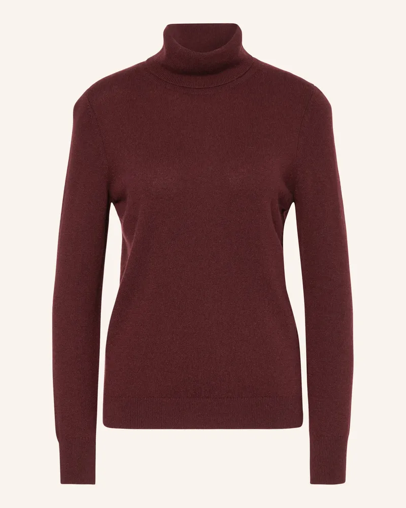 lilienfels Rollkragenpullover aus Cashmere Dunkelrot