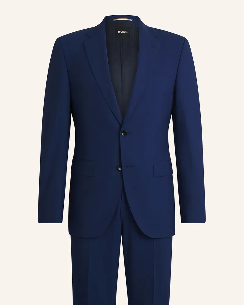 HUGO BOSS Business Anzug H-Jeckson-2pcs-224 Regular Fit blau Dunkelblau