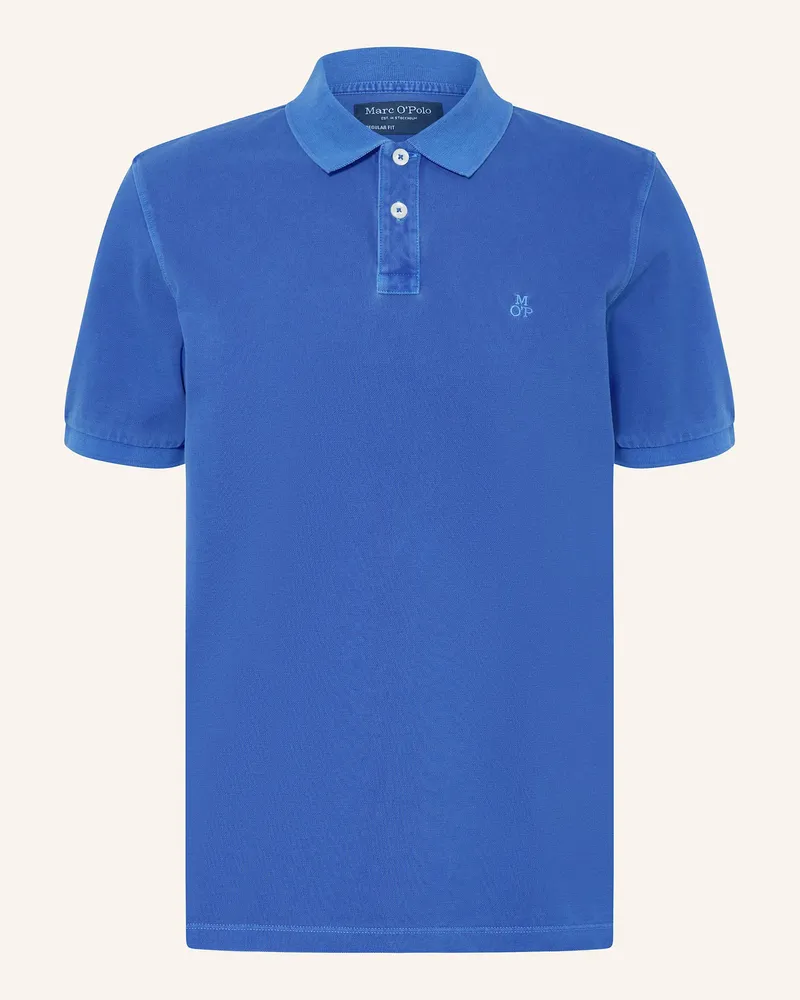 Marc O'Polo Piqué-Poloshirt Blau