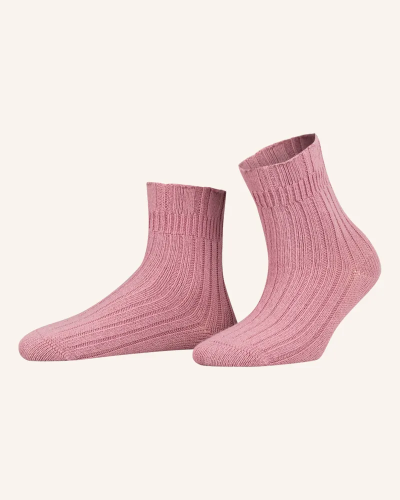 Falke Socken Bedsock Rib rosa Rosé