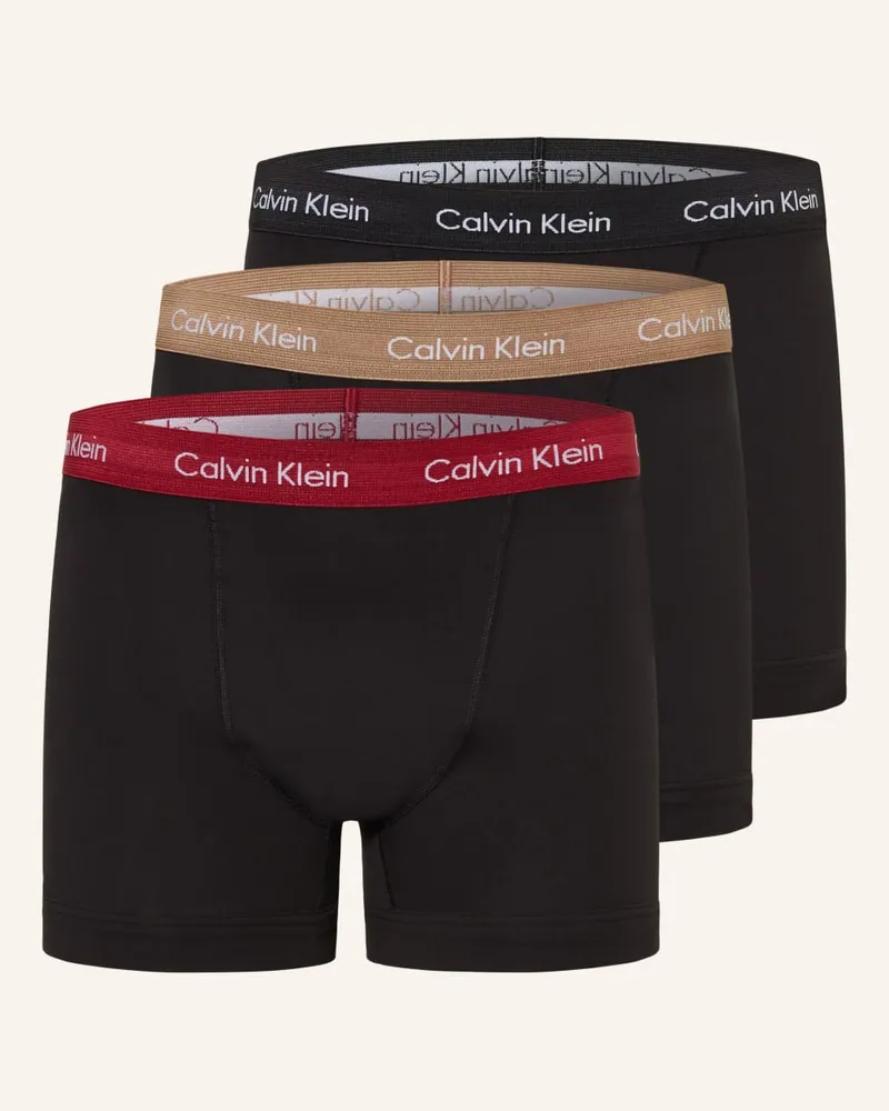 Calvin Klein 3er-Pack Boxershorts COTTON STRETCH Schwarz