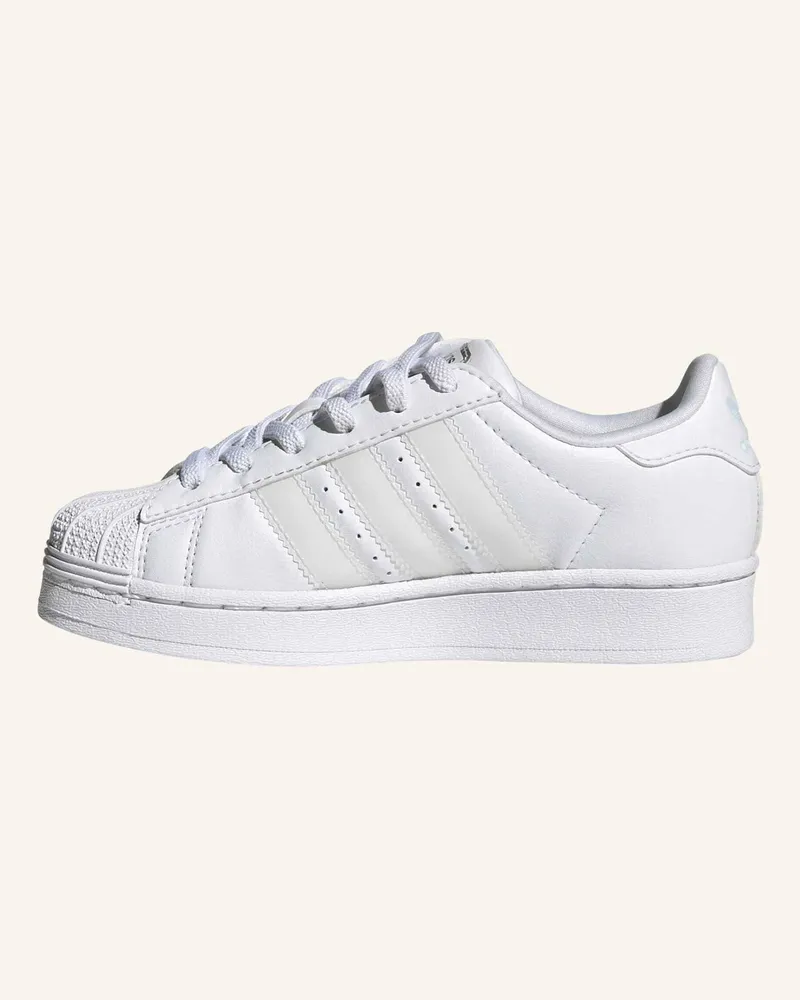 adidas ADIDAS SUPERSTAR LED LIGHTS SCHUHE MIT KOMFORTVERSCHLUSS UND ELASTISCHEN SCHNÜRSENKELN FÜR KINDER Weiss