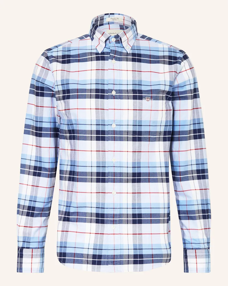 Gant Hemd Regular Fit Hellblau