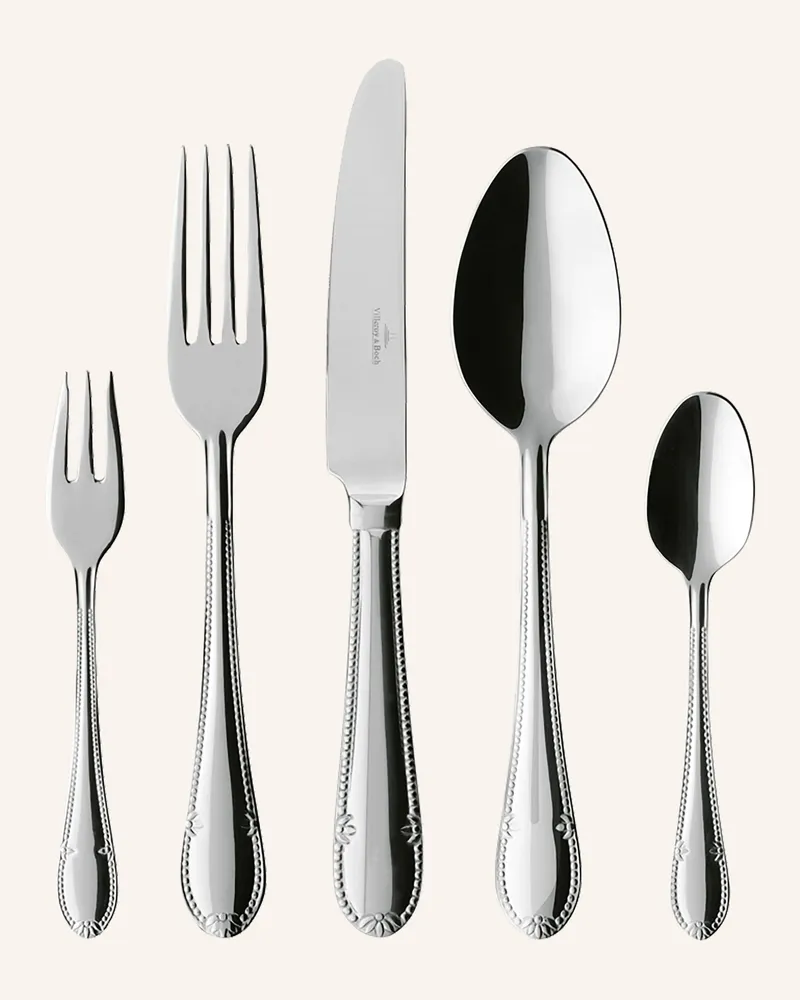 Villeroy & Boch Tafelbesteck 30tlg. Mademoiselle silber Silber