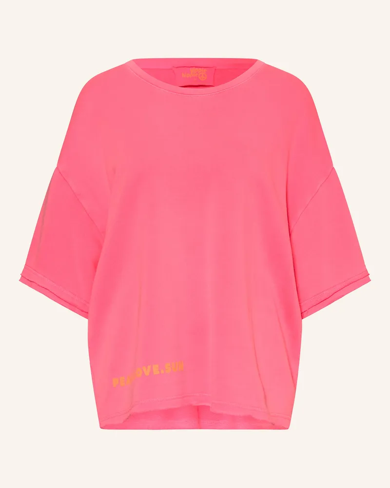 Yippie Hippie Sweatshirt pink Neonpink