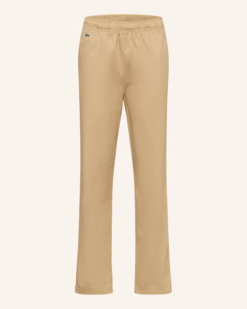 Lacoste Hose Hellbraun