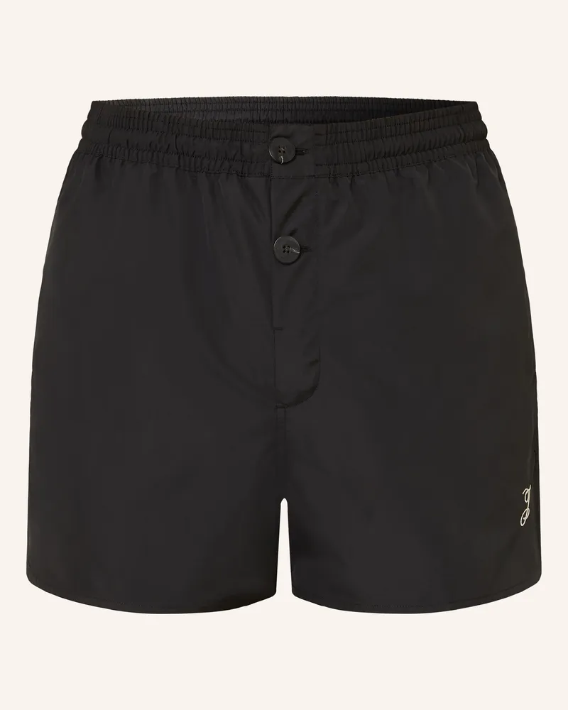 Jacquemus Badeshorts Le Short De Bain Puntini schwarz Schwarz