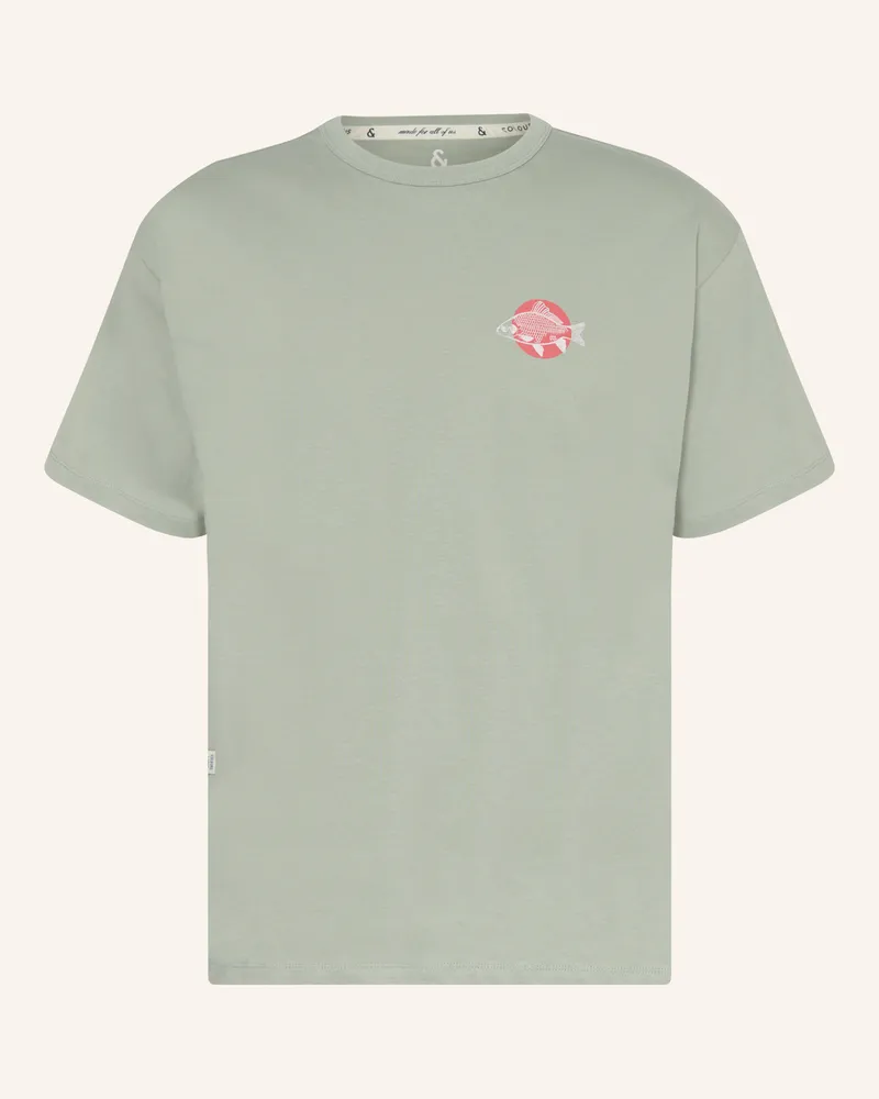 colours & sons T-Shirt Hellgrün