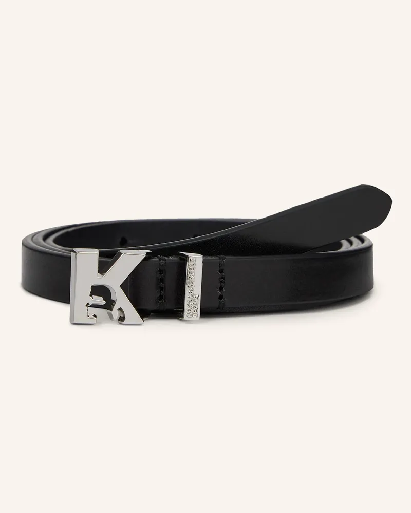 Karl Lagerfeld Gürtel schwarz Schwarz