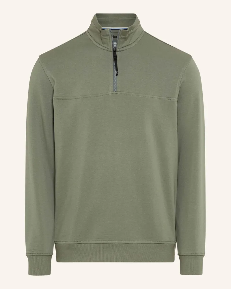 Brax Sweatshirt Style Sion gruen Dunkelgrün