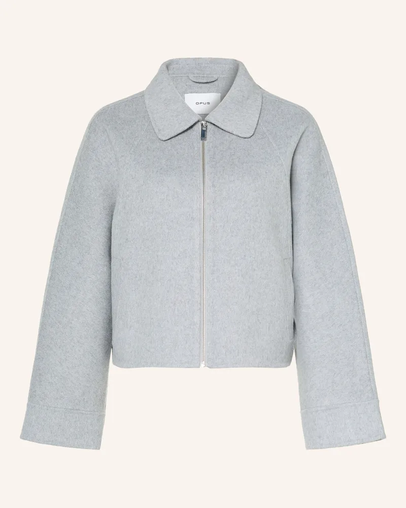 OPUS Overjacket Hanki grau Hellgrau