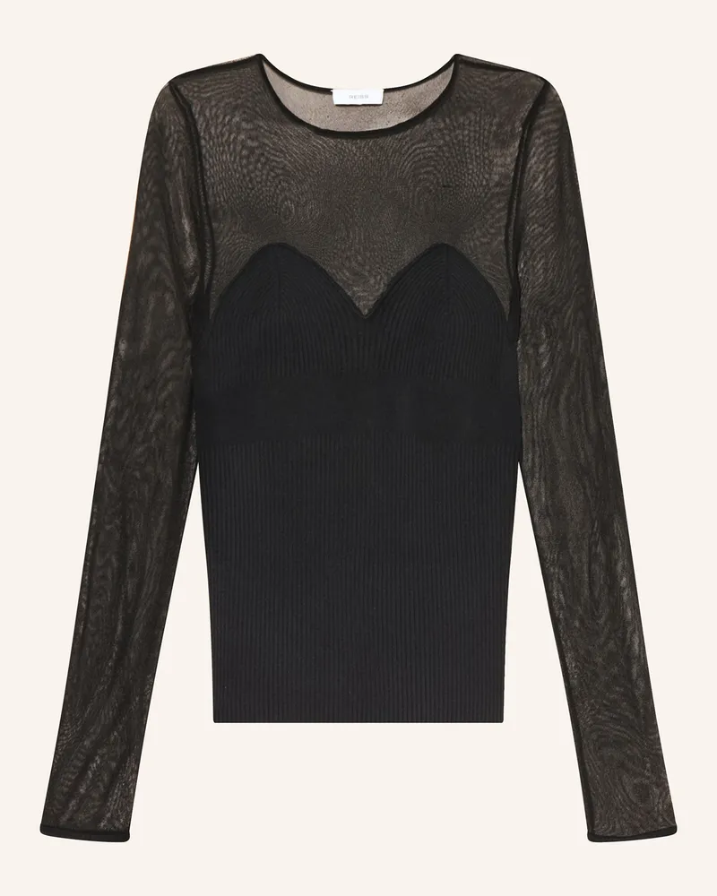 Reiss Longsleeve Schwarz