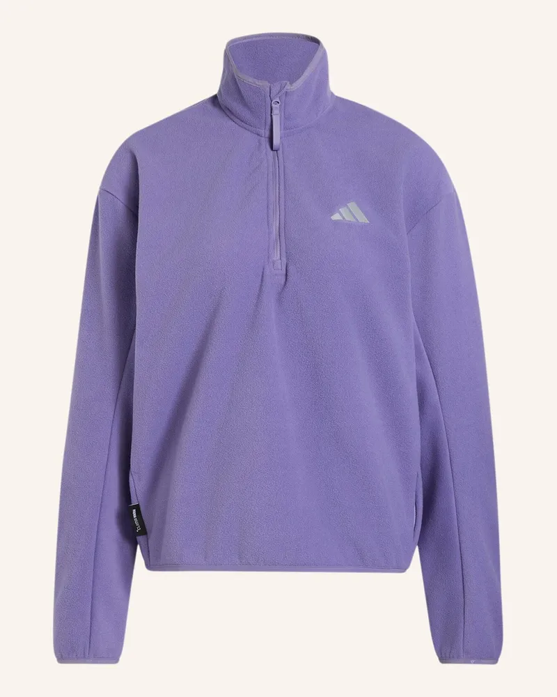 adidas adi365 Running Essentials Winterized Fleece, Reissverschluss Bis Zur Brust lila Lila