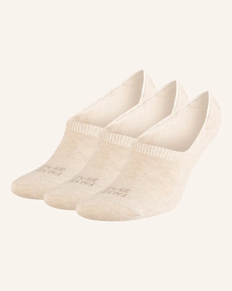 Falke 3er-Pack Sneakersocken Family beige Creme