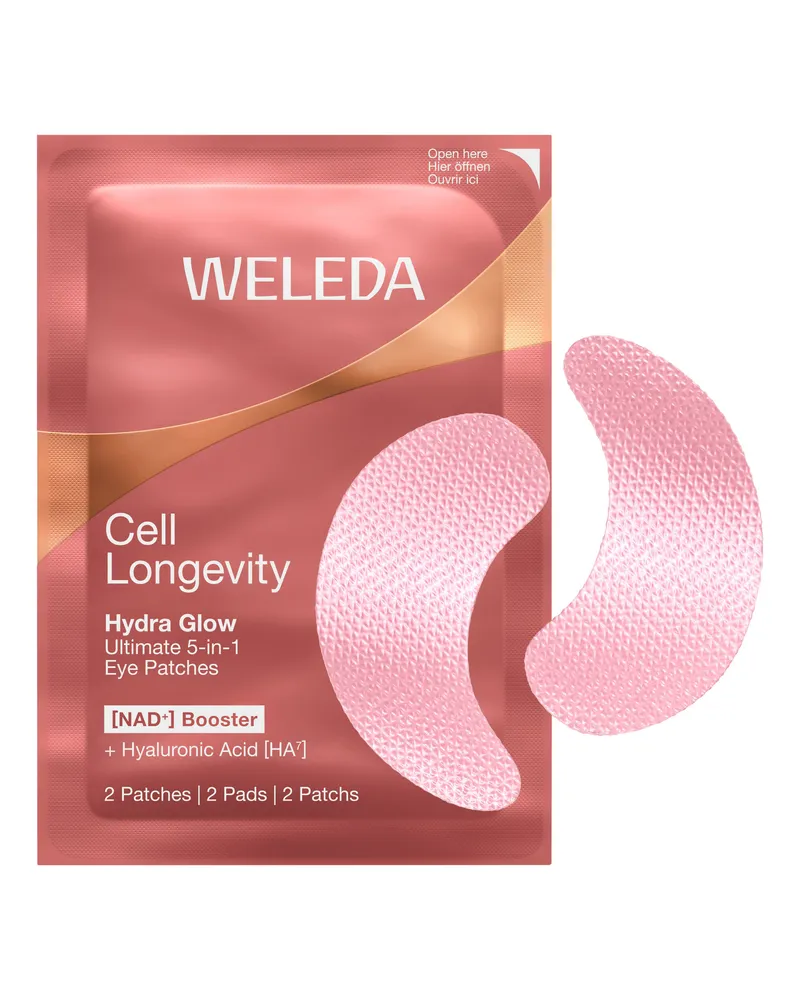 Weleda Cell Longevity Hydra Glow Ultimate 5-In-1 Augenpads Pflege-Set 