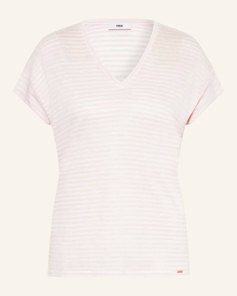 cinque T-Shirt CITICKI mit Leinen Rosa