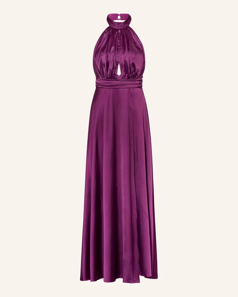 Apart Abendkleid mit Cut-out Dunkellila