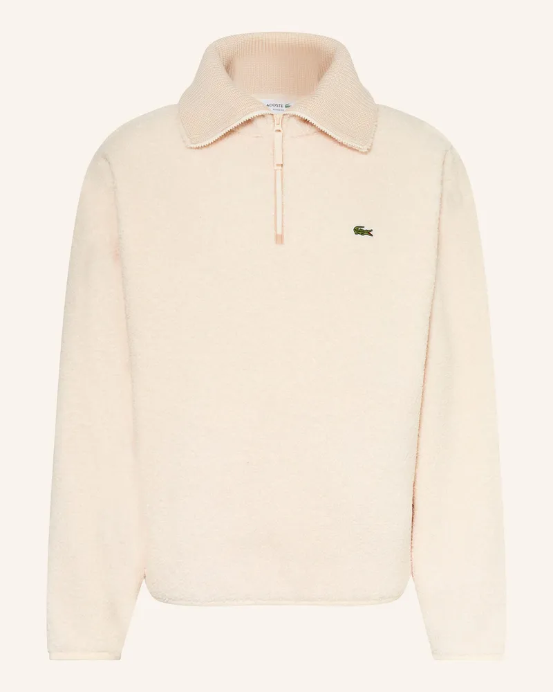 Lacoste Fleece-Troyer Ecru