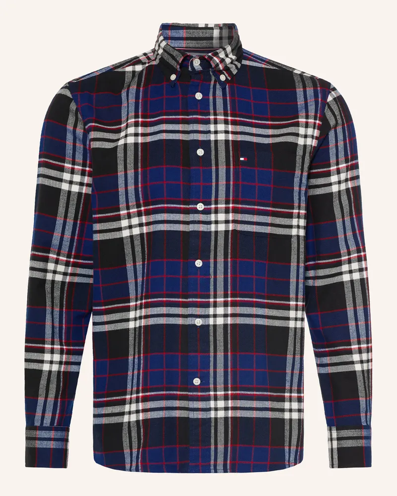 Tommy Hilfiger Flanellhemd Regular Fit blau Blau