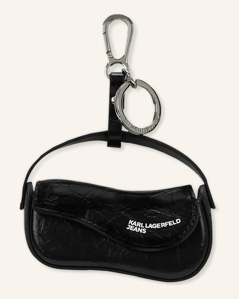 Karl Lagerfeld Schlüsselanhänger schwarz Schwarz
