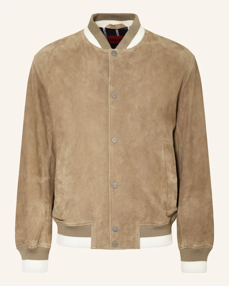 HUGO BOSS Lederjacke LEDAM Braun