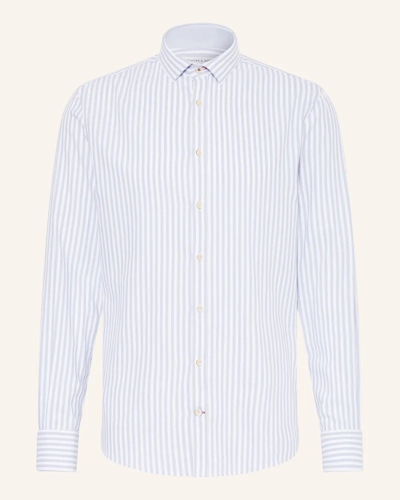 colours & sons Hemd Regular Fit Weiss
